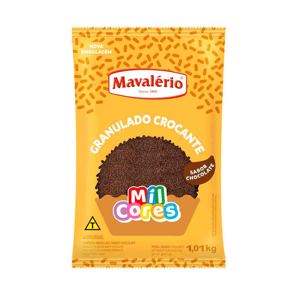 Imagem de Granulado Chocolate Crocante 1,01 Kg - MAVALÉRIO